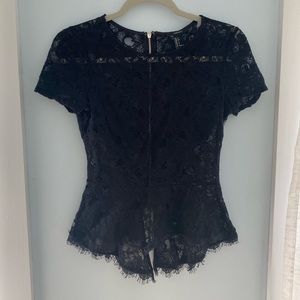 F21 Sheer Lace Blouse